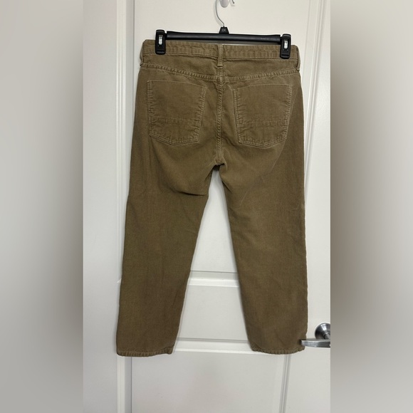 Vince Women’s Corduroy Straight Leg Pants Khaki Brown Size 6 - Picture 2 of 4